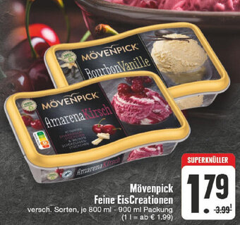 E-Center Mövenpick Feine EisCreationen 800 ml-900 ml Packung Angebot