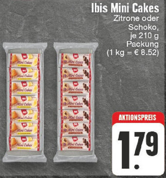 E-Center Ibis Mini Cakes 210 g Packung Angebot