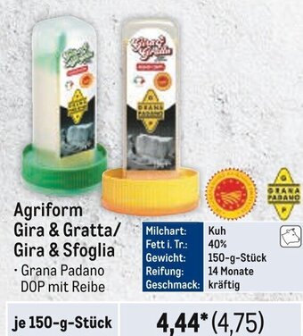 METRO Agriform Gira & Gratta/ Gira & Sfoglia je 150-g-Stück Angebot