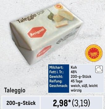 METRO Arrigoni Taleggio DOP 200-g-Stück Angebot