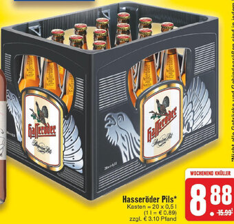 E-Center Hasseröder Pils* 20 x 0,5 l Angebot