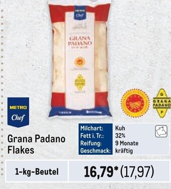 METRO METRO Chef Grana Padano Flakes 1-kg-Beutel Angebot