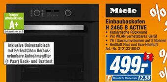 expert Techno Land Miele Einbaubackofen H 2465 B ACTIVE Angebot