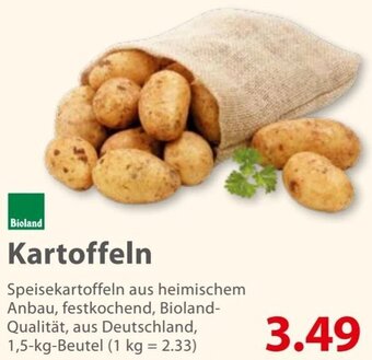 basic Bioland Kartoffeln 1,5 kg Beutel Angebot