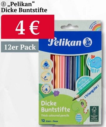 Woolworth ,,Pelikan" Dicke Buntstifte 12er Pack Angebot