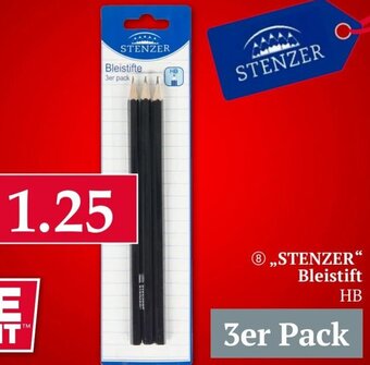 Woolworth ,,STENZER" Bleistift HB 3er Pack Angebot