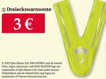 Woolworth Dreieckswarnweste Angebot