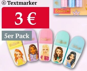 Woolworth Textmarker 5er Pack Angebot