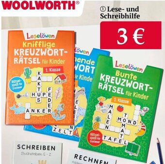 Woolworth Lese- und Schreibhilfe Angebot