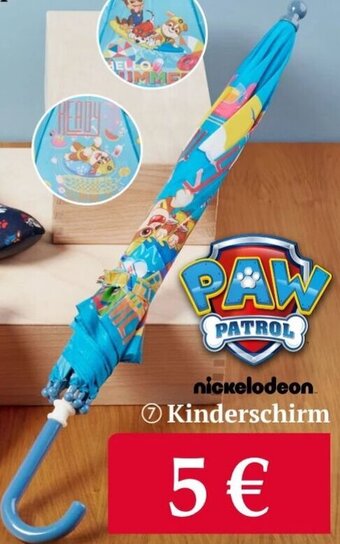 Woolworth PAW PATROL Kinderschirm Angebot