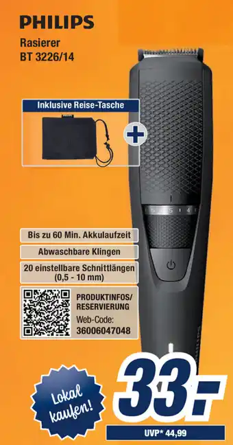 Expert Bening Philips Rasierer | BT 3226/14 Angebot