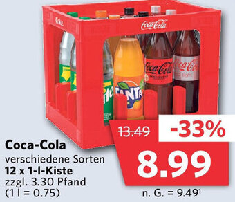 Combi Coca-Cola 12x1 L Kiste Angebot