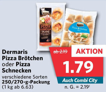 Combi Dermaris Pizza Brötchen oder Pizza Schnecken 250/270-g-Packung Angebot