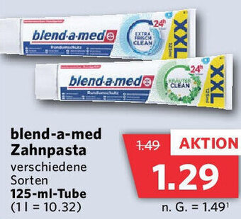 Combi blend-a-med Zahnpasta 125-ml-Tube Angebot