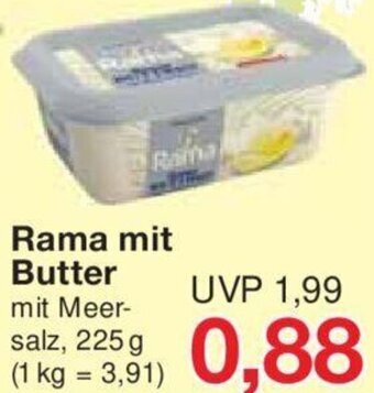 Jawoll Rama mit Butter 225 g Angebot