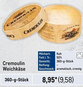 METRO Cremoulin Weichkäse 360-g-Stück Angebot