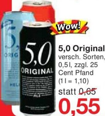 Jawoll 5,0 Original 0,5 L Angebot