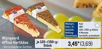 METRO Wijngaard Affiné Hartkäse je 120-/150-g-Stück Angebot