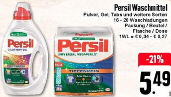 Edeka Persil Waschmittel 16-20 Waschladungen Angebot