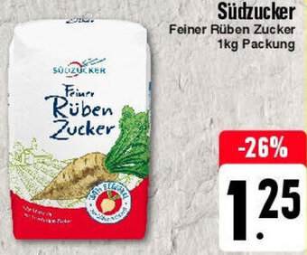 Edeka Südzucker Feiner Rüben Zucker 1kg Packung Angebot