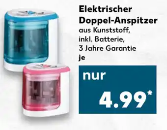 Kaufland Talentus Elektrischer Doppel-Anspitzer Angebot