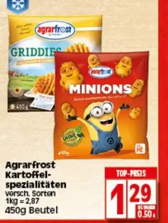 Edeka Agrarfrost Kartoffelspezialitäten 450g Beutel Angebot