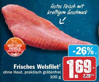 Hit Frisches Welsfilet 100 g Angebot