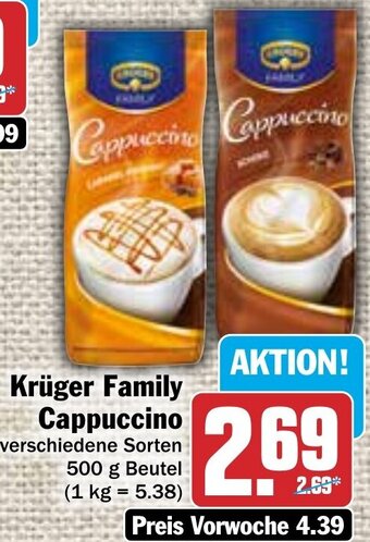 Hit Krüger Family Cappuccino 500 g Beutel Angebot