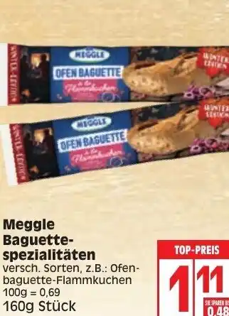 Edeka Meggle Baguette Spezialitäten 160g Angebot