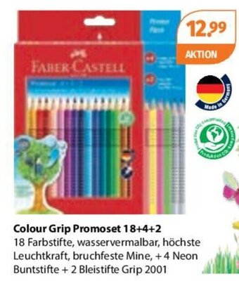 Müller FABER CASTELL Colour Grip Promoset 18+4+2 Angebot