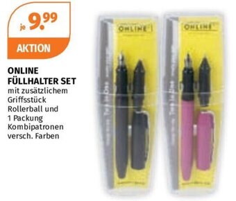 Müller ONLINE FÜLLHALTER SET Angebot