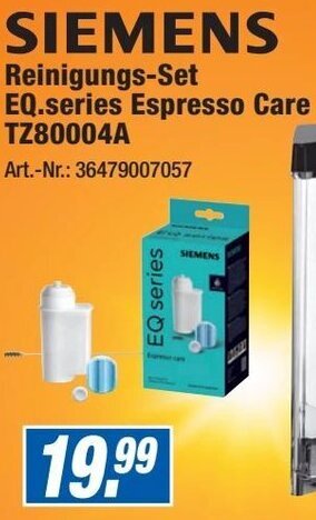 Expert SIEMENS Reinigungs-Set EQ.series Espresso Care TZ80004A Angebot