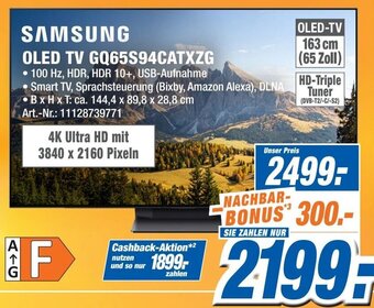 Expert SAMSUNG OLED TV GQ65S94CATXZG Angebot