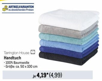 METRO Tarrington House Handtuch Angebot