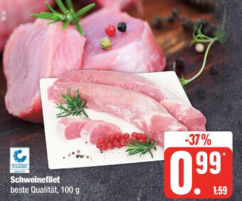 Edeka Schweinefilet 100 g Angebot