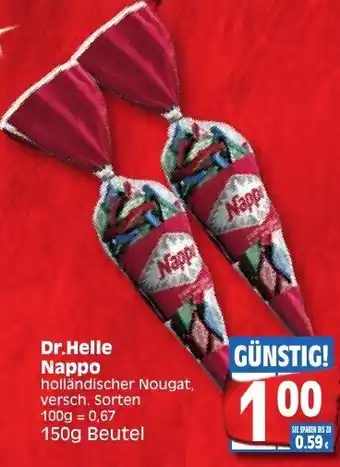 Edeka Dr. Helle Nappo 150g Beutel Angebot