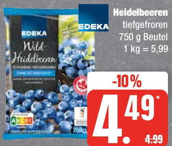 Edeka EDEKA Heidelbeeren 750 g Beutel Angebot