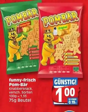 Edeka Funny Frisch Pom Bär 75g Beutel Angebot