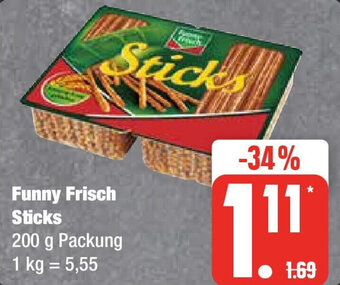 Edeka Funny Frisch Sticks 200 g Packung Angebot