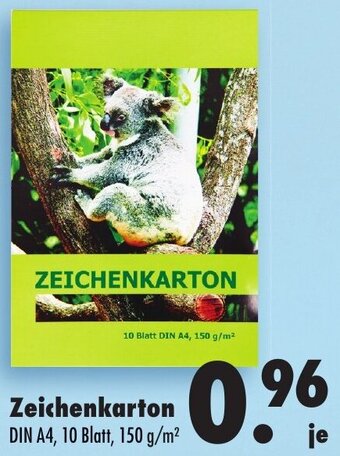 Mäc Geiz Zeichenkarton DIN A4, 10 Blatt Angebot