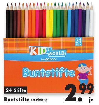 Mäc Geiz KID'S WORLD Buntstifte 24 Stifte Angebot