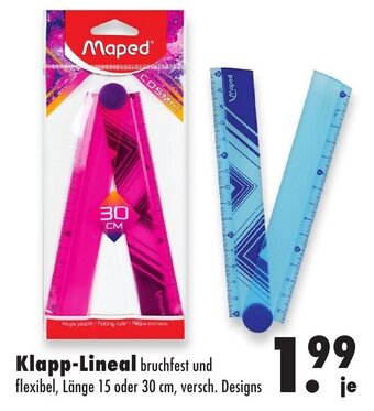 Mäc Geiz Maped Klapp-Lineal Angebot