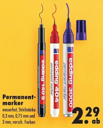 Mäc Geiz edding Permanentmarker Angebot