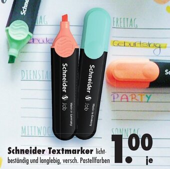 Mäc Geiz Schneider Textmarker Angebot