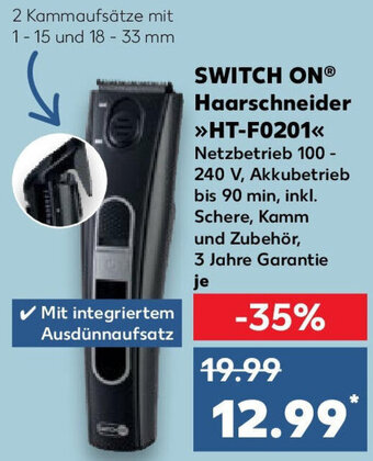 Kaufland SWITCH ONⓇ Haarschneider >>HT-F0201<< Angebot