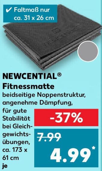 Kaufland NEWCENTIALⓇ Fitnessmatte Angebot