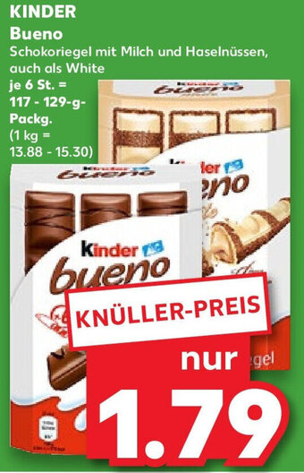 Kaufland KINDER Bueno 117-129 g Packg. Angebot