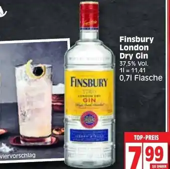 Edeka Finsbury London Dry Gin 0,7L Angebot