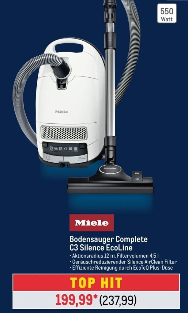 Miele Bodensauger Complete C3 Silence EcoLine Angebot bei METRO