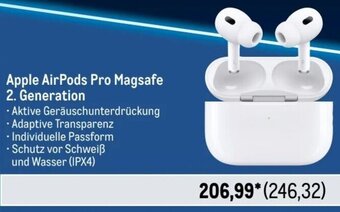 METRO Apple AirPods Pro Magsafe 2. Generation Angebot